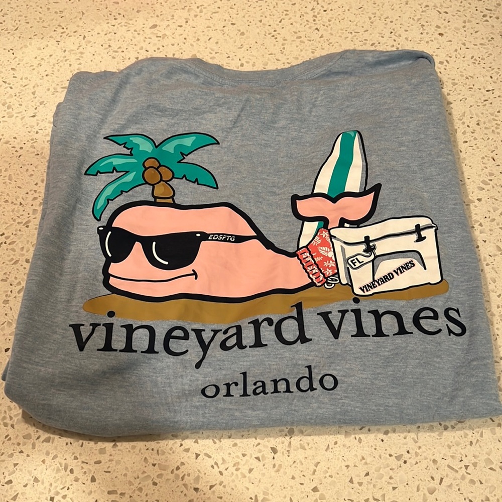 Vineyard Vines Orlando Florida Short Sleeve Tee Shirt SZ S